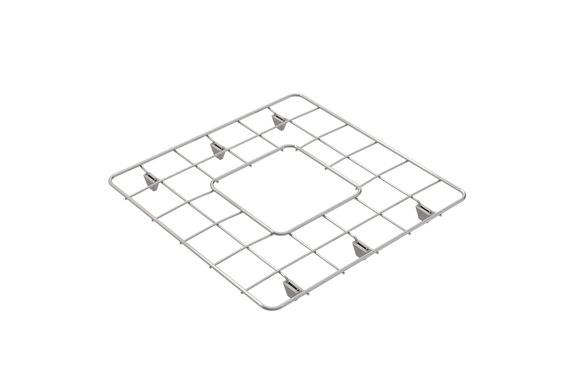 18 Stainless Steel Sink Rack with Soft Rubber Bumpers