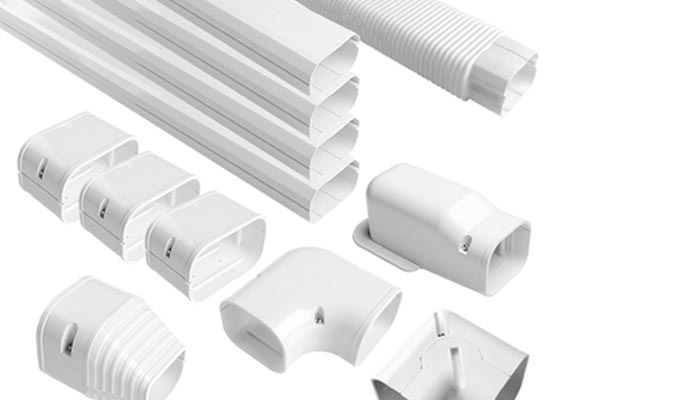 HVAC line set cover kit components