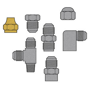 45 Deg. Flared Tube Fittings-SAE J512