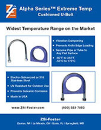 Alpha Series Temp Cushioned U-Bolt