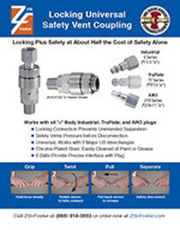 Foster Locking Universal Safety Vent Coupling